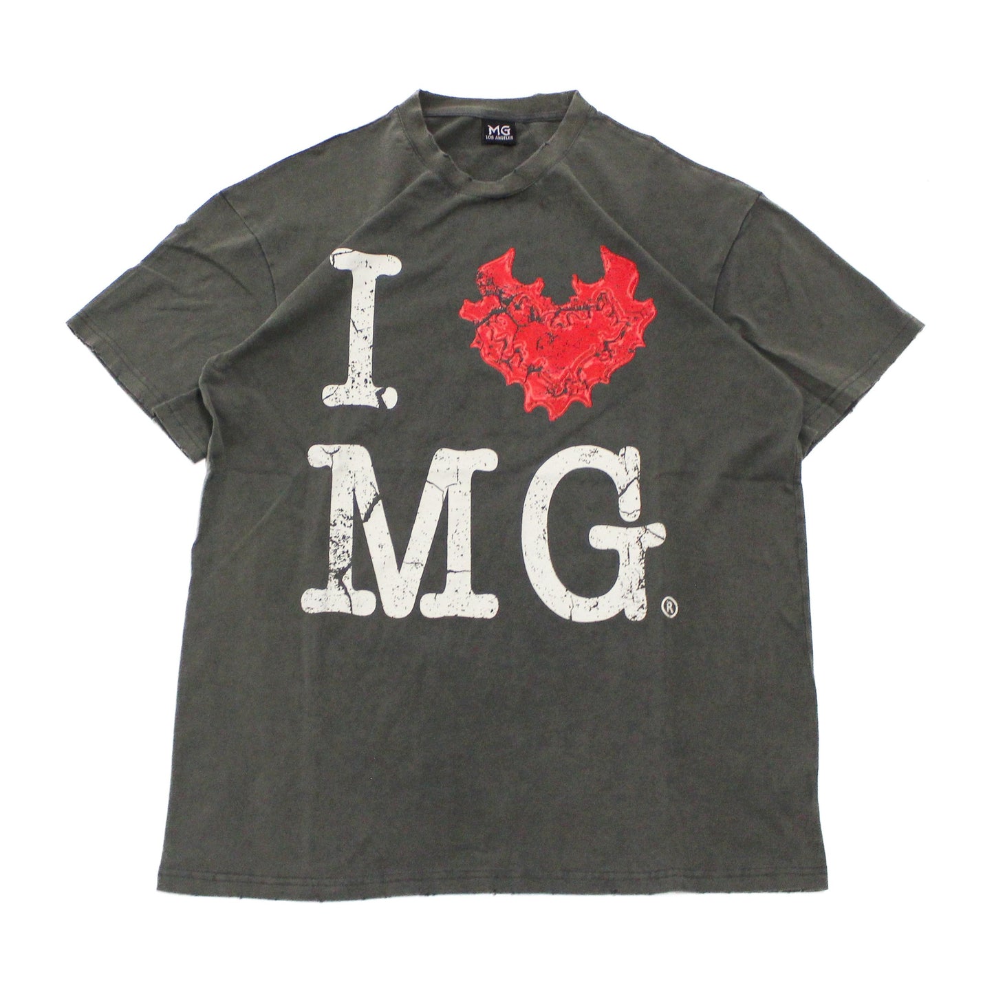 I Love MG - Vintage Grey Tee