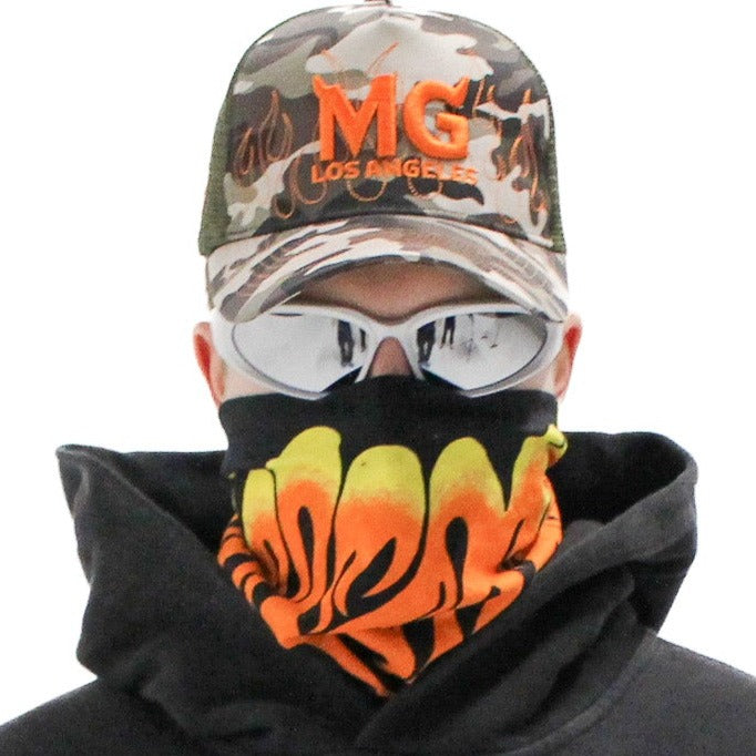 Camouflage Orange Hat