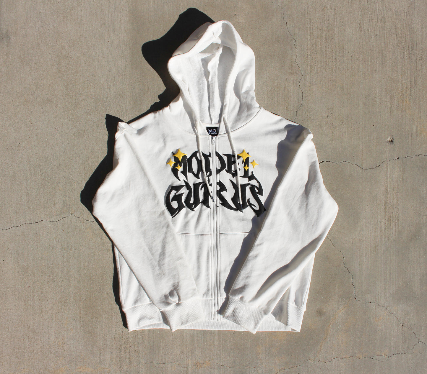 Y2K White Hoodie - The Last Shrine