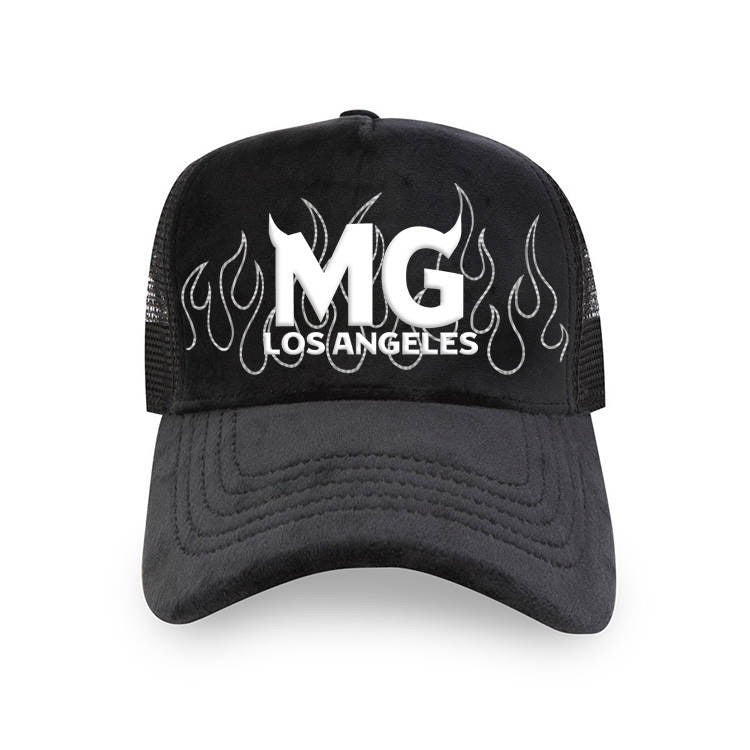MG in Hell Trucker Hat - Black