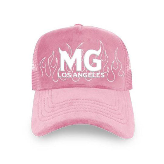MG in Hell Trucker Hat - Pink