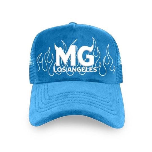 MG in Hell Trucker Hat - Light Blue