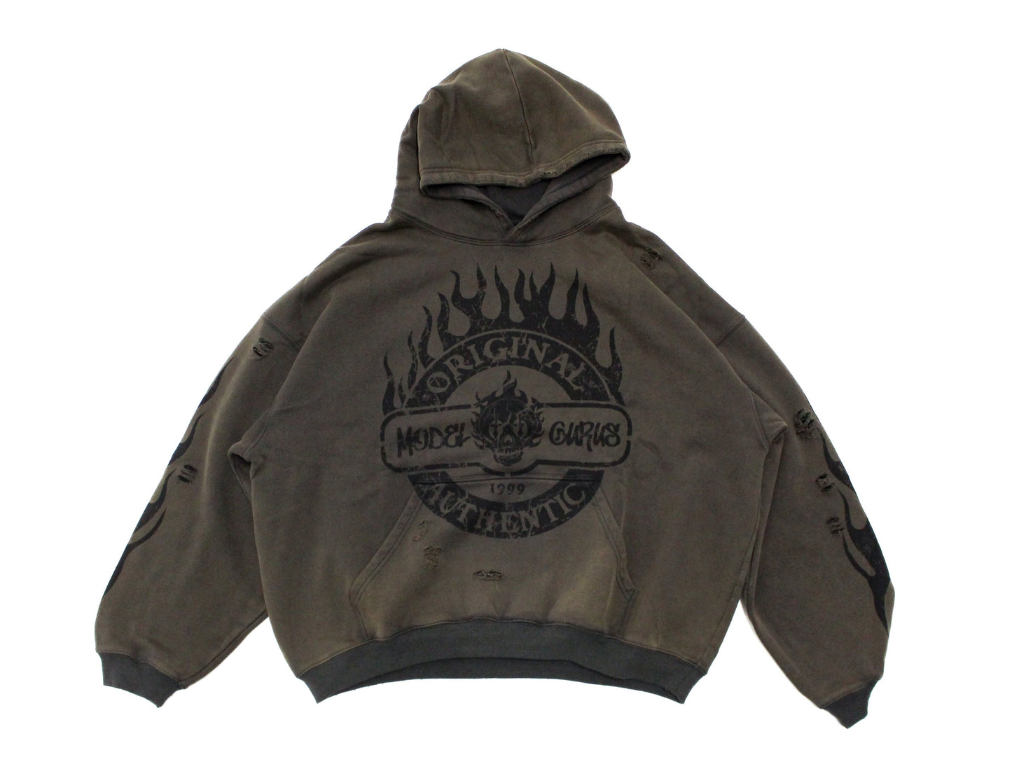 Dark Flames - Vintage Dirt Hoodie