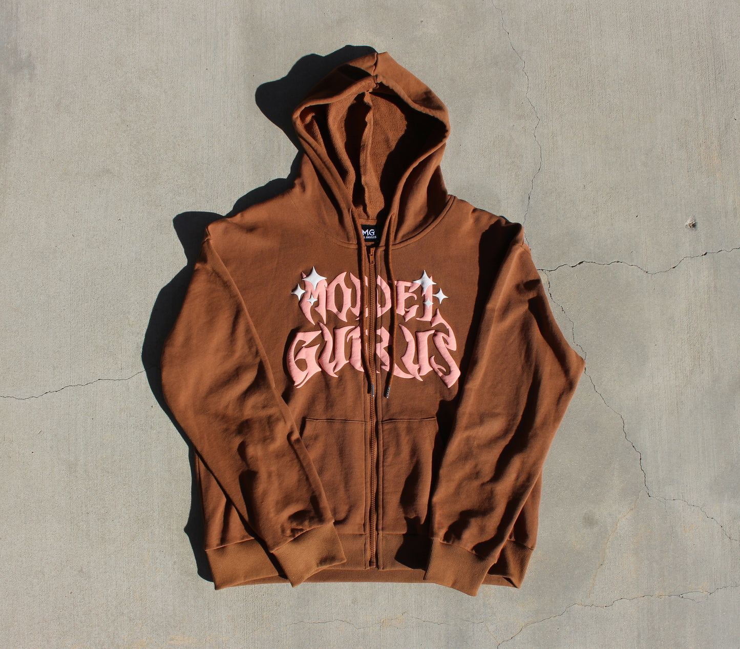 Y2K Brown Hoodie - The Last Shrine