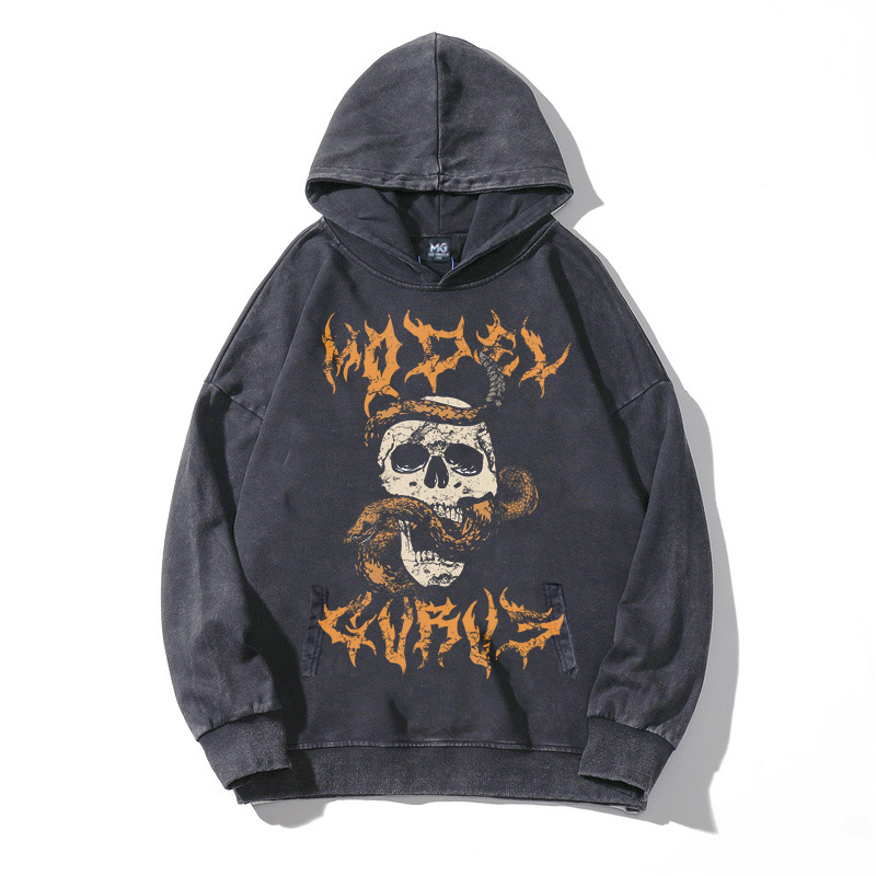 Poisoned Minds - Orange Vintage Hoodie