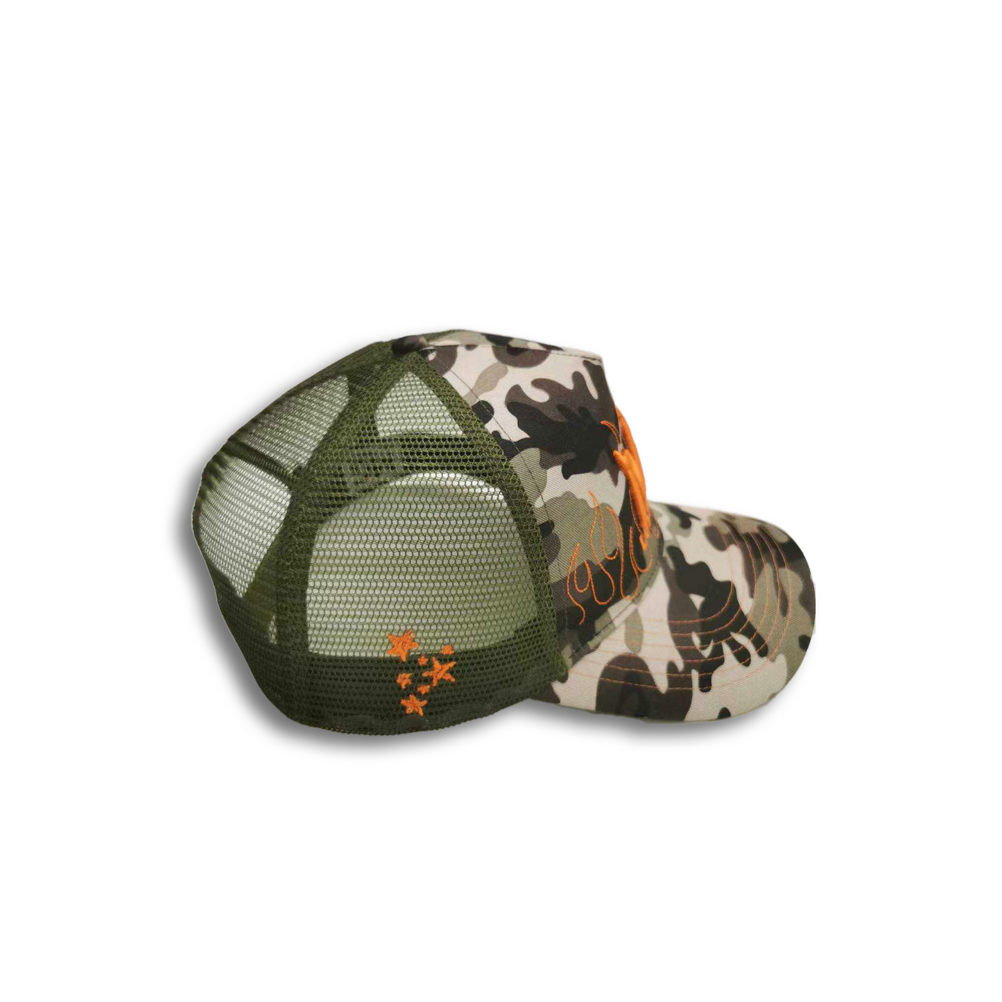 Camouflage Orange Hat